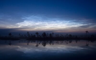 Nuages noctiluques en vue