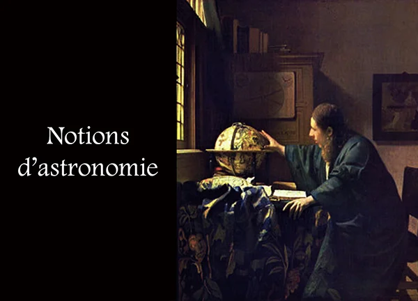 Notions d'astronomie