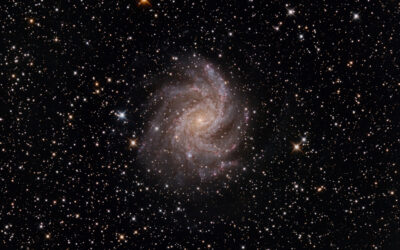 NGC6946 : LA GALAXIE DU FEU D’ARTIFICE