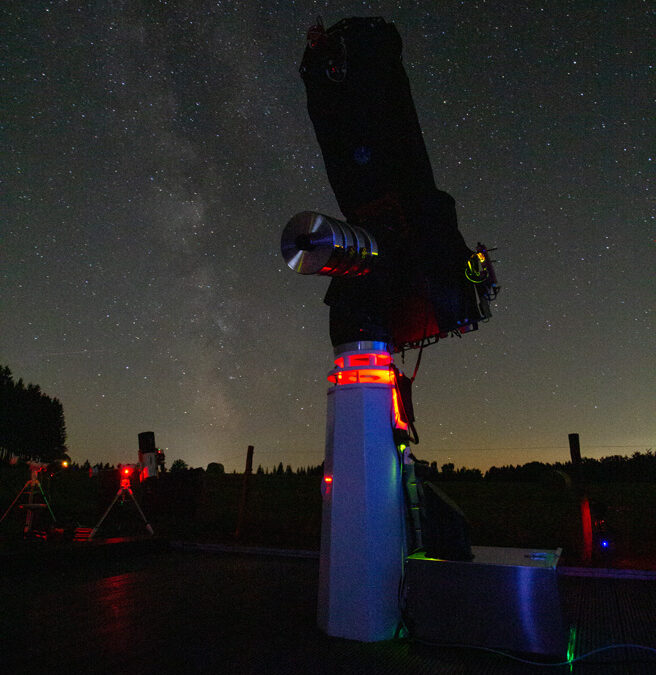 L&rsquo;ASTROGRAPHE DE 500 MM AU TRAVAIL