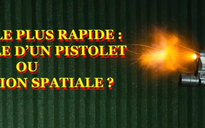 QUI EST LE PLUS RAPIDE : UNE BALLE DE PISTOLET OU LA STATION SPATIALE INTERNATIONALE ?