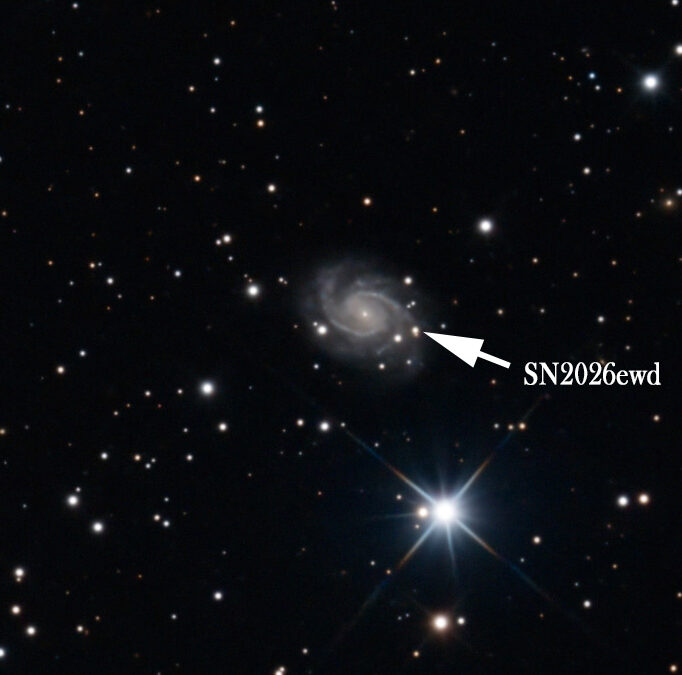 SN2026ewd DANS LA GALAXIE UGC11058