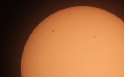 TRANSIT DE L&rsquo;ISS DEVANT LE SOLEIL