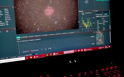 L’ASTROGRAPHE DE 500 MM DE DIAMETRE EN PLEIN TRAVAIL